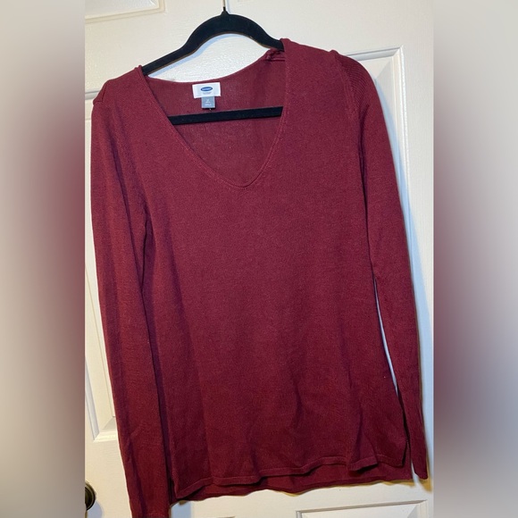 Old Navy Burgandy Sweater, ‎ M - Picture 1 of 2